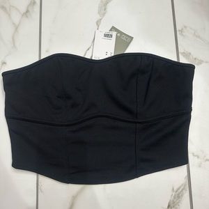 H&M Black Bandeau Top